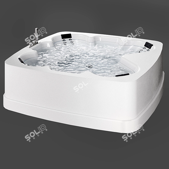 Luxury 2016 Jacuzzi: Ultimate Relaxation 3D model image 2
