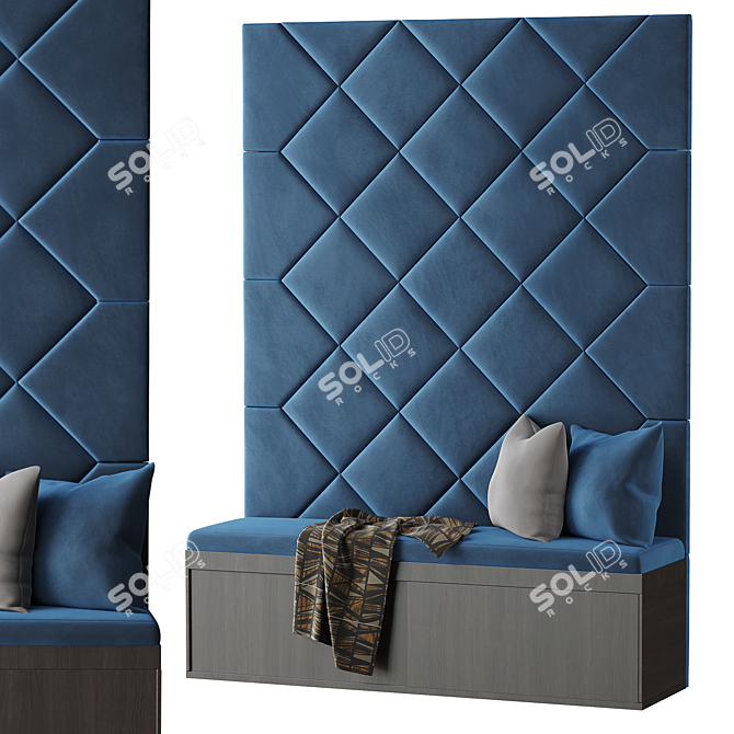 Modern Hallway Furniture Set 3D model image 1