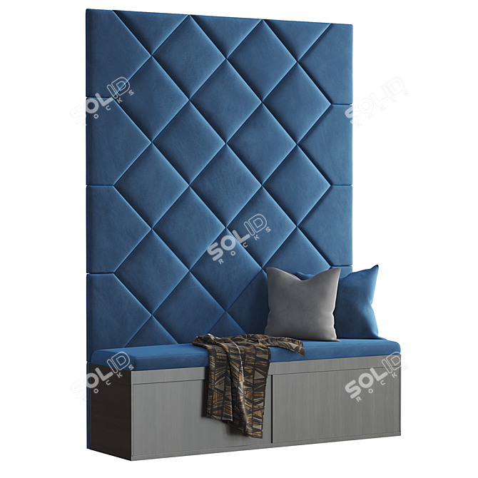 Modern Hallway Furniture Set 3D model image 2