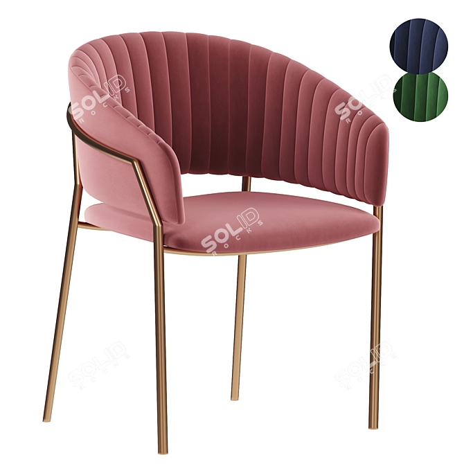 Modern Pizza Chair: Deephouse Pro 3D model image 1