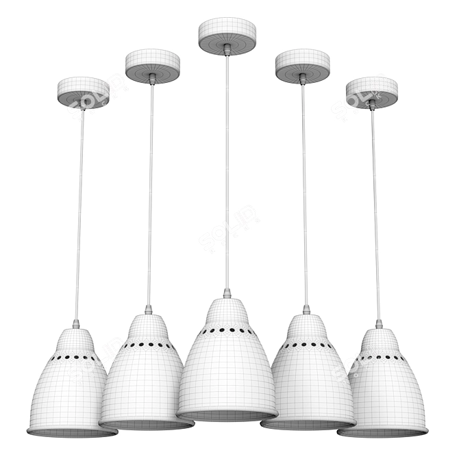 Industrial Loft Pendant Lamp A2054SP-1AB: Style, Quality, and Affordability 3D model image 3