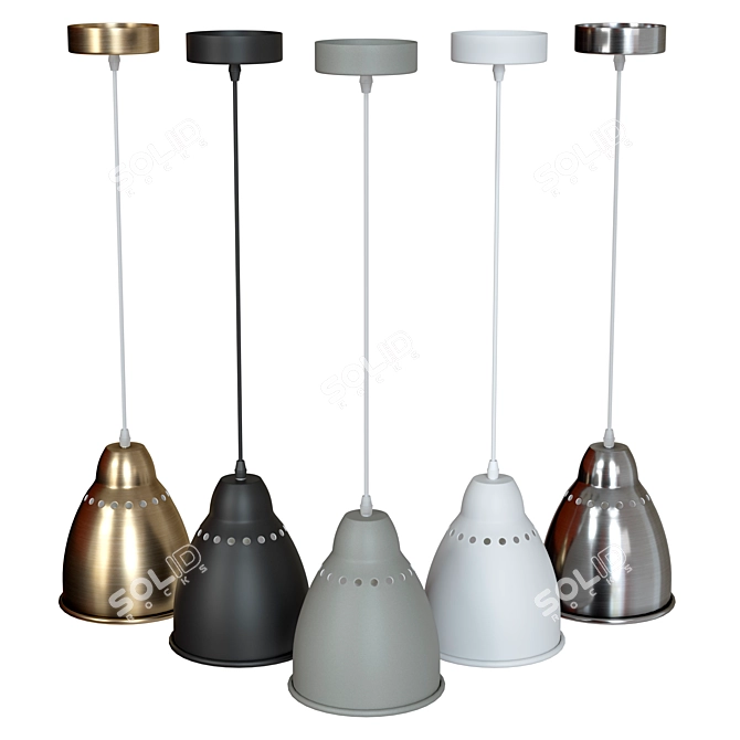 Industrial Loft Pendant Lamp A2054SP-1AB: Style, Quality, and Affordability 3D model image 4