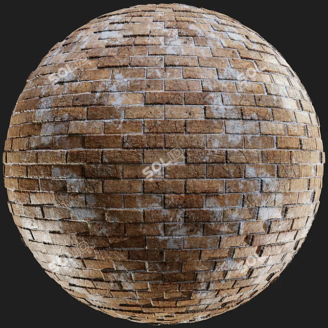 Brick PBR Materials Pack 3D model image 4