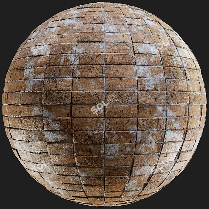 Brick PBR Materials Pack 3D model image 5