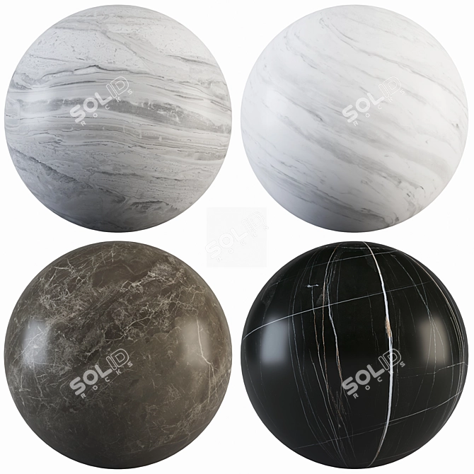 Luxury Marble Collection 3D model image 1