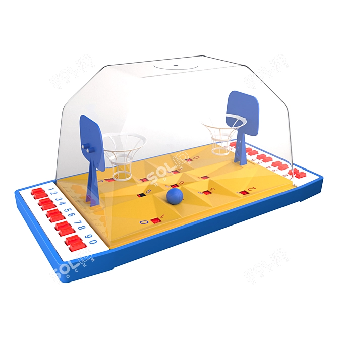 Portable Mini Basketball Table 3D model image 1