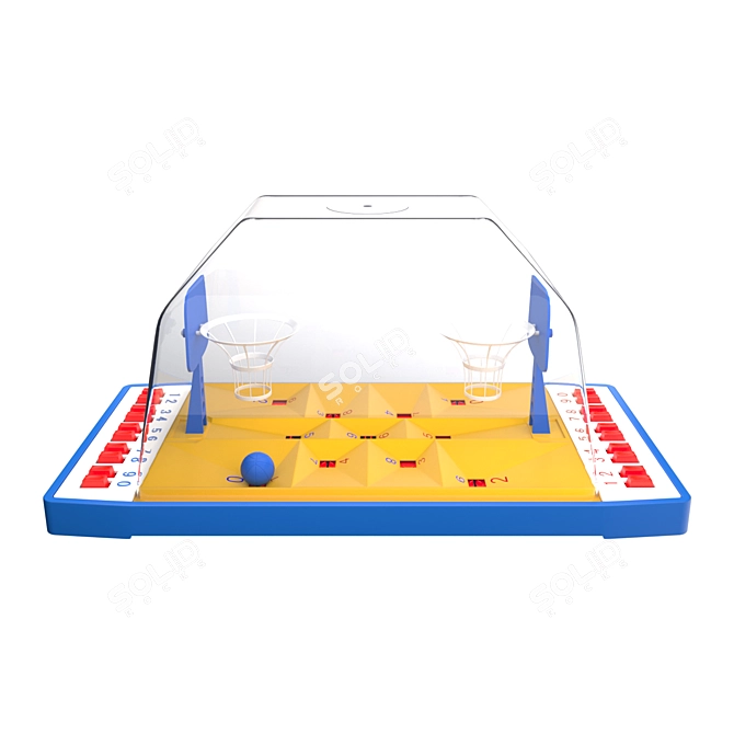 Portable Mini Basketball Table 3D model image 3