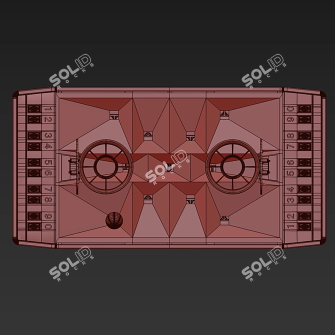 Portable Mini Basketball Table 3D model image 5