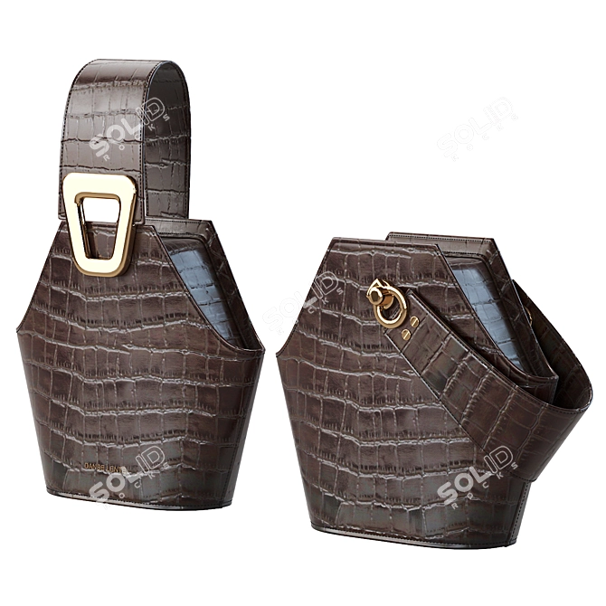 Danse Lente Johnny Small Leather Bag 3D model image 1