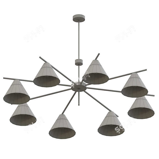 Chisa Lampatron: Modern Multifunctional Lamp 3D model image 3