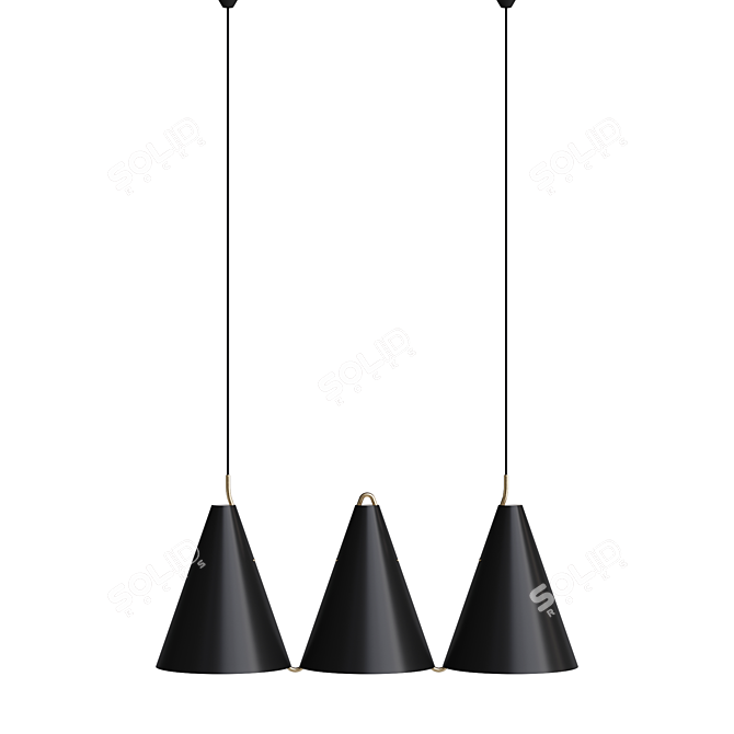 Modern Mosaic Pendant Lights 3D model image 3