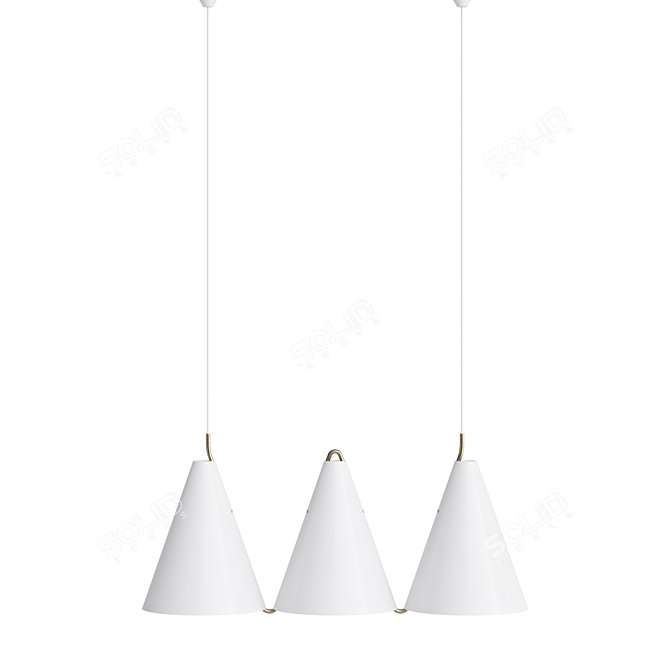 Modern Mosaic Pendant Lights 3D model image 4