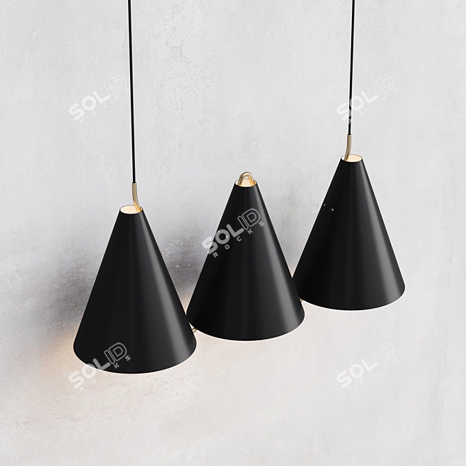 Modern Mosaic Pendant Lights 3D model image 6