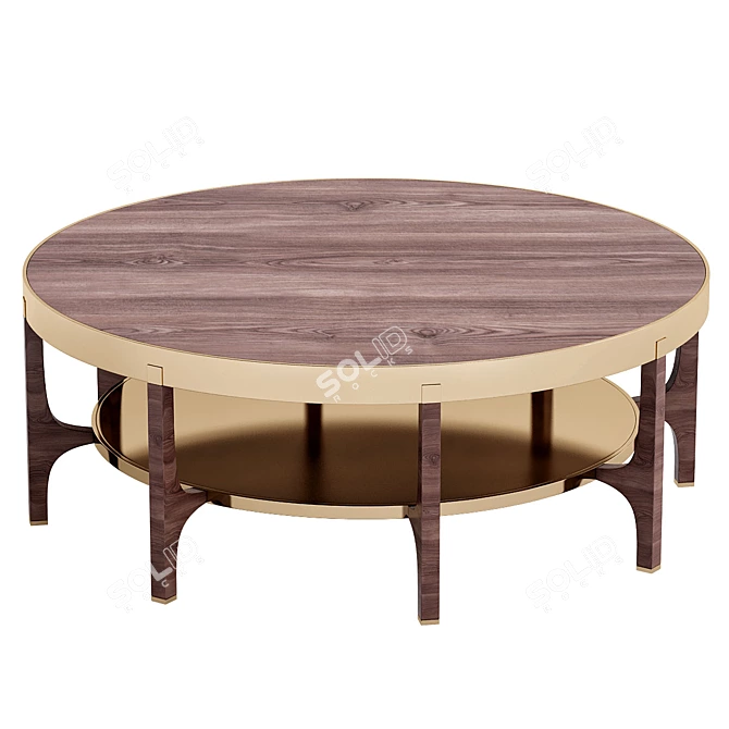 Elegant Center Table: PLATEAU 3D model image 1