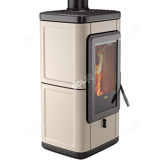 MCZ Veld: Traditional-Style Wood Stove 3D model image 2