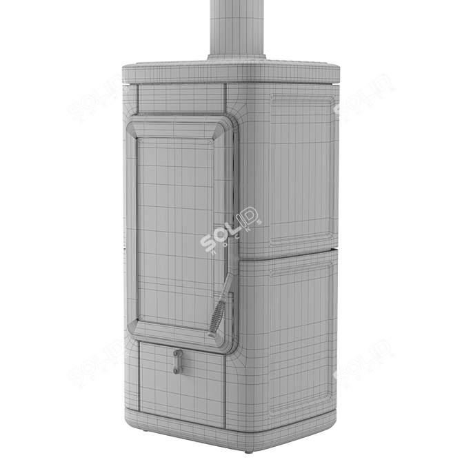 MCZ Veld: Traditional-Style Wood Stove 3D model image 6