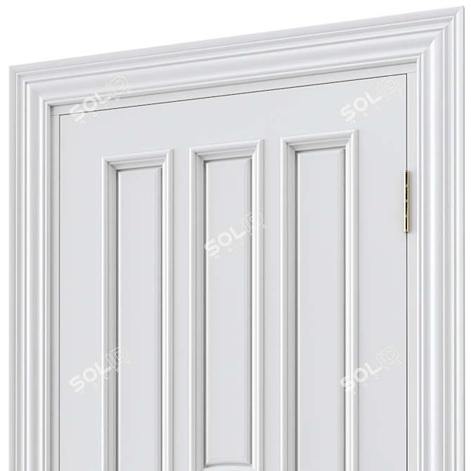 Modern Interior Door 364 3D model image 2