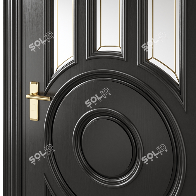 Modern Interior Door 364 3D model image 3