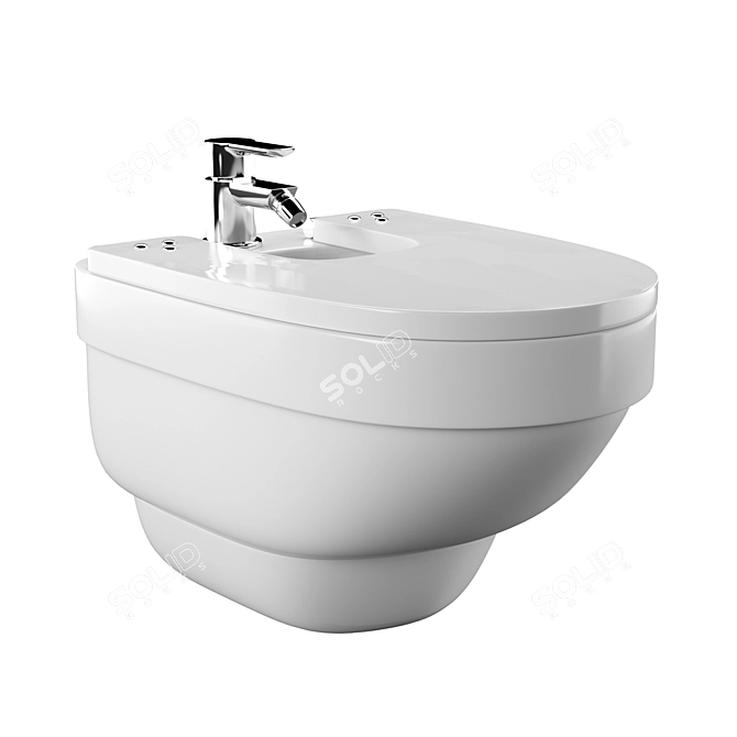 Elevated Elegance: Rispect Bidet 3D model image 2