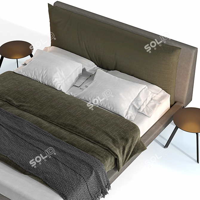 Luxurious Ditre Italia Kim Bed 3D model image 4