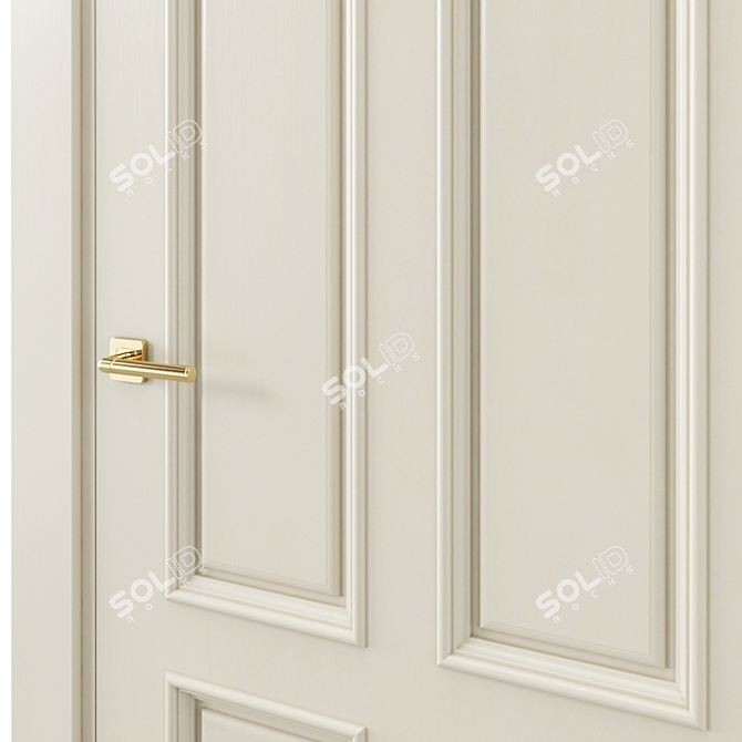 Modern Interior Door 374 3D model image 3