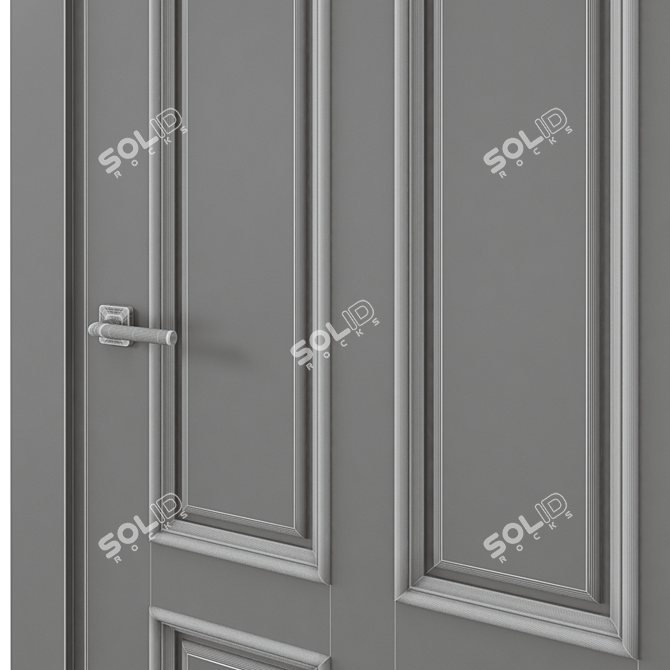 Modern Interior Door 374 3D model image 6