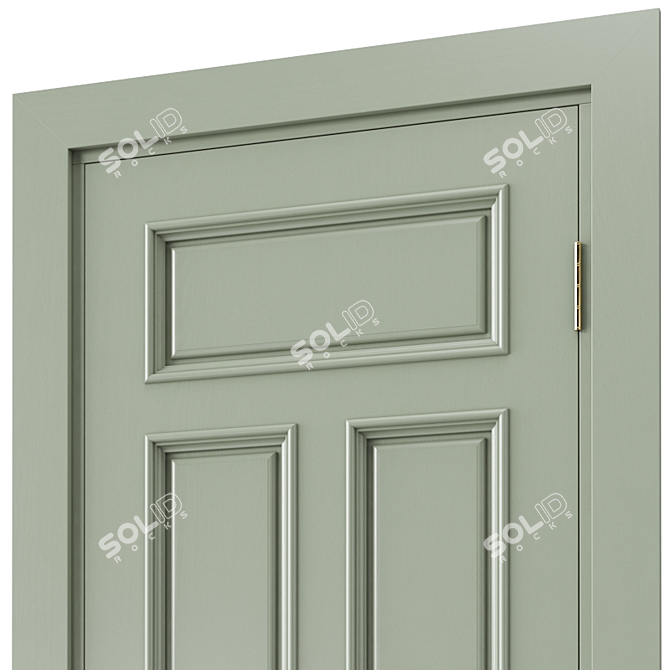 Modern Interior Door Design 3D model image 2