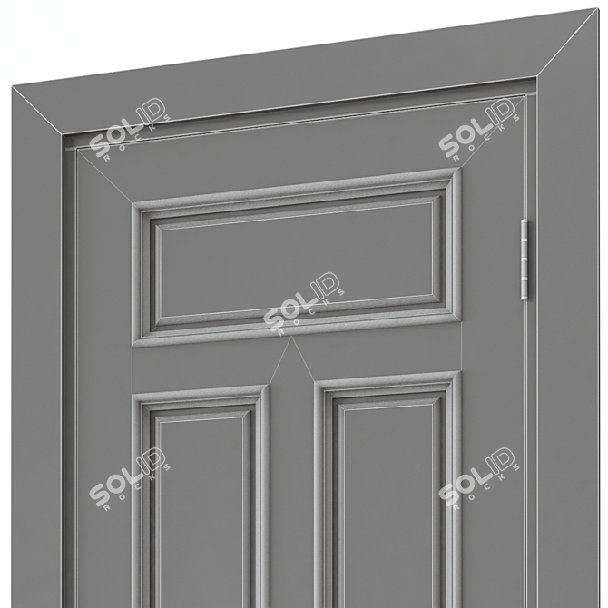 Modern Interior Door Design 3D model image 5