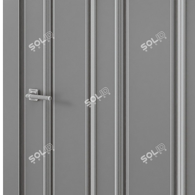 Modern Interior Door Design 3D model image 6