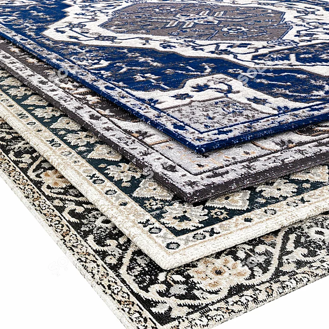 Luxury Cesar Rug: Elegant & Versatile 3D model image 2