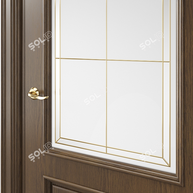 Modern Interior Door 3D Design 3D model image 3