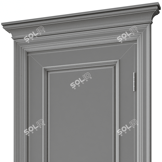 Modern Interior Door 394 3D model image 5