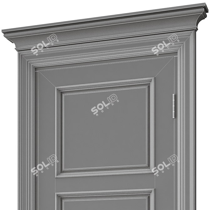 Elegant Interior Door 3D model image 5