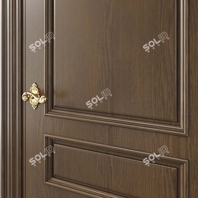 Modern Interior Door - 3dsmax Compatible 3D model image 3