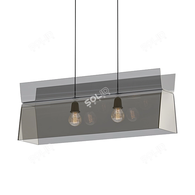 LIDO Pendant Lamp: Modern Elegance 3D model image 1