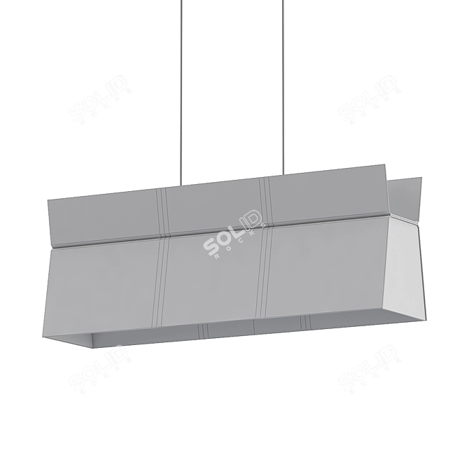 LIDO Pendant Lamp: Modern Elegance 3D model image 2