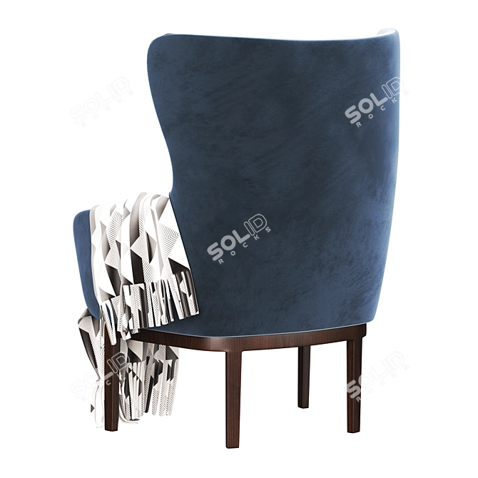 Chelsea Classic Armchair: Elegant Design 3D model image 3