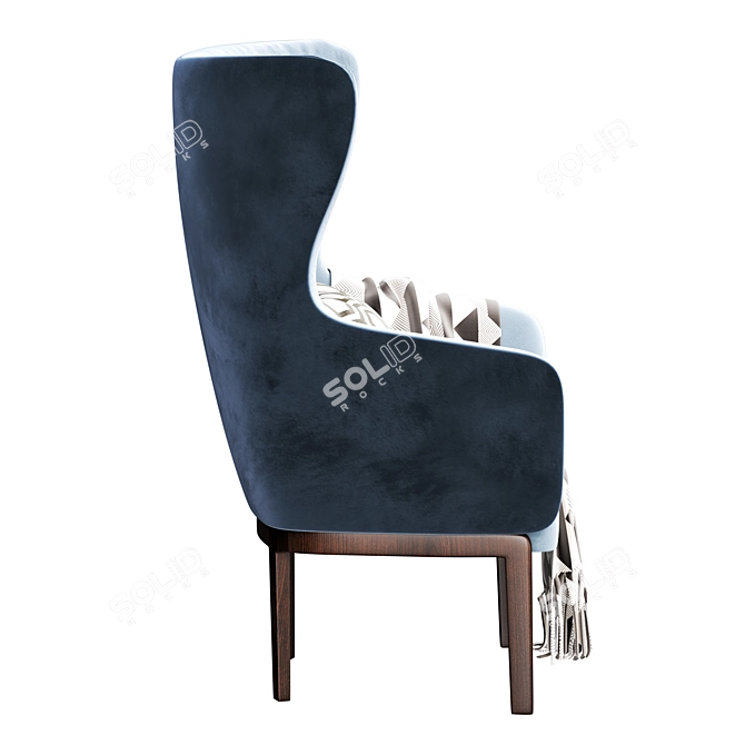 Chelsea Classic Armchair: Elegant Design 3D model image 4