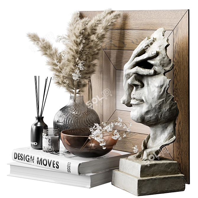 Elegant Decorative Set 15 3D model image 2