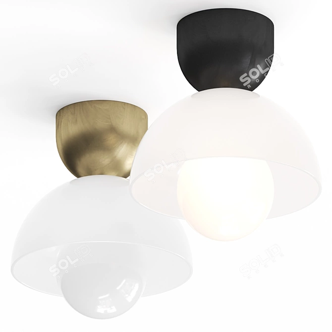 Elegant Arteriors Ceiling Lamp 3D model image 1