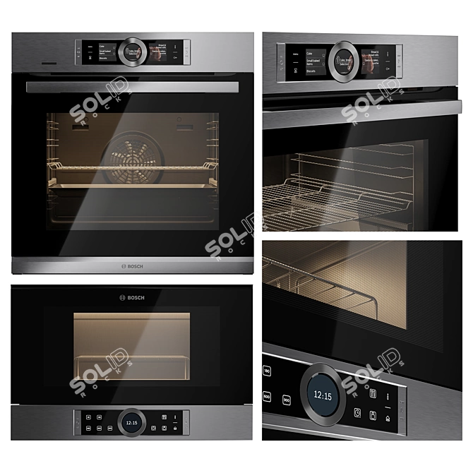 Serie 8 Kitchen Appliance Set 3D model image 3