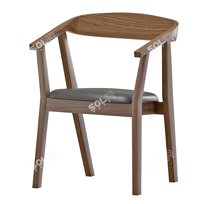 KLIMPFJALL Table and TOSSBERG Chairs Set 3D model image 2