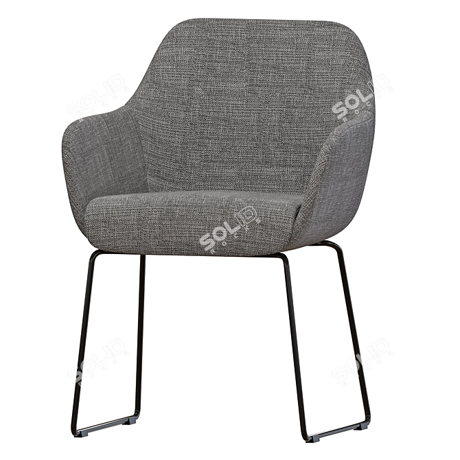 KLIMPFJALL Table and TOSSBERG Chairs Set 3D model image 3