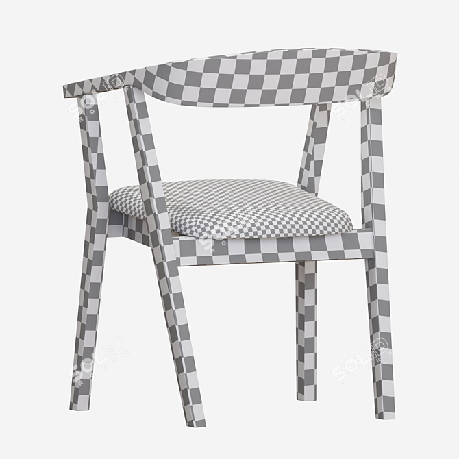 KLIMPFJALL Table and TOSSBERG Chairs Set 3D model image 7