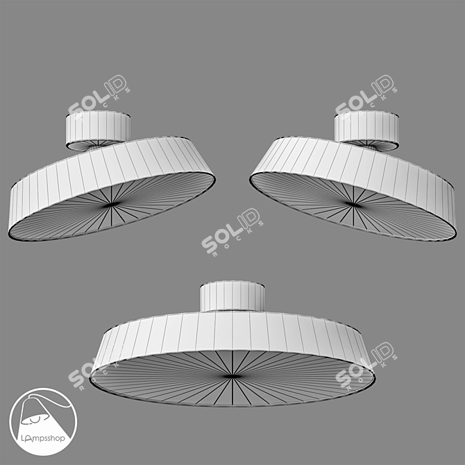 Creative Chandelier Lamp PL3090 3D model image 2