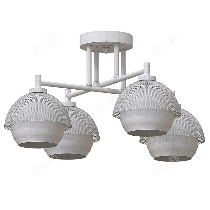 Jade 4456 Ceiling Chandelier 3D model image 2