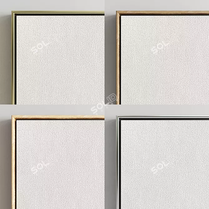 Modern Photo Frame Set - S-292 3D model image 1