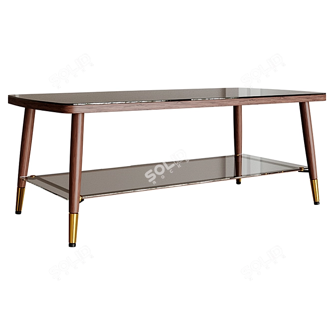 Aks Coffee Table Manson: 120x45x60 cm 3D model image 1