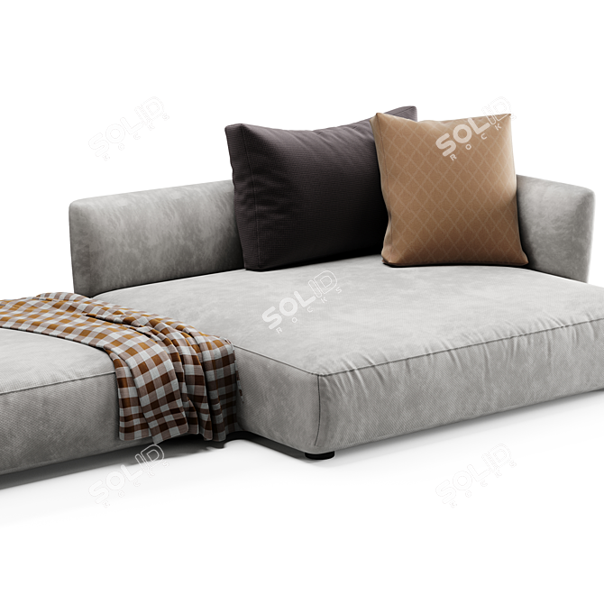 Modern Italian Design Furniture 3D model image 2