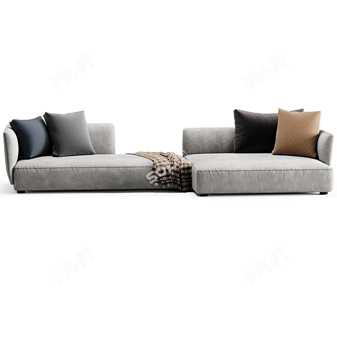 Modern Italian Design Furniture 3D model image 4